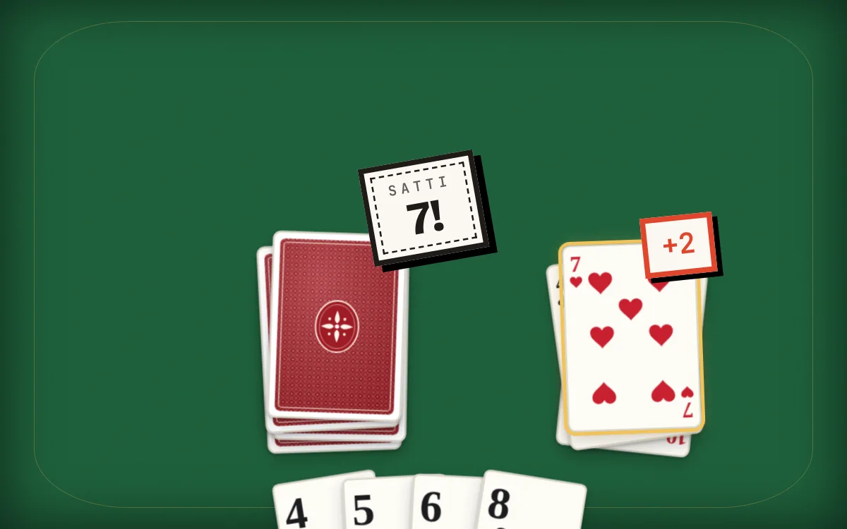 Satti: Lucky Sevens game screen on PlayNest
