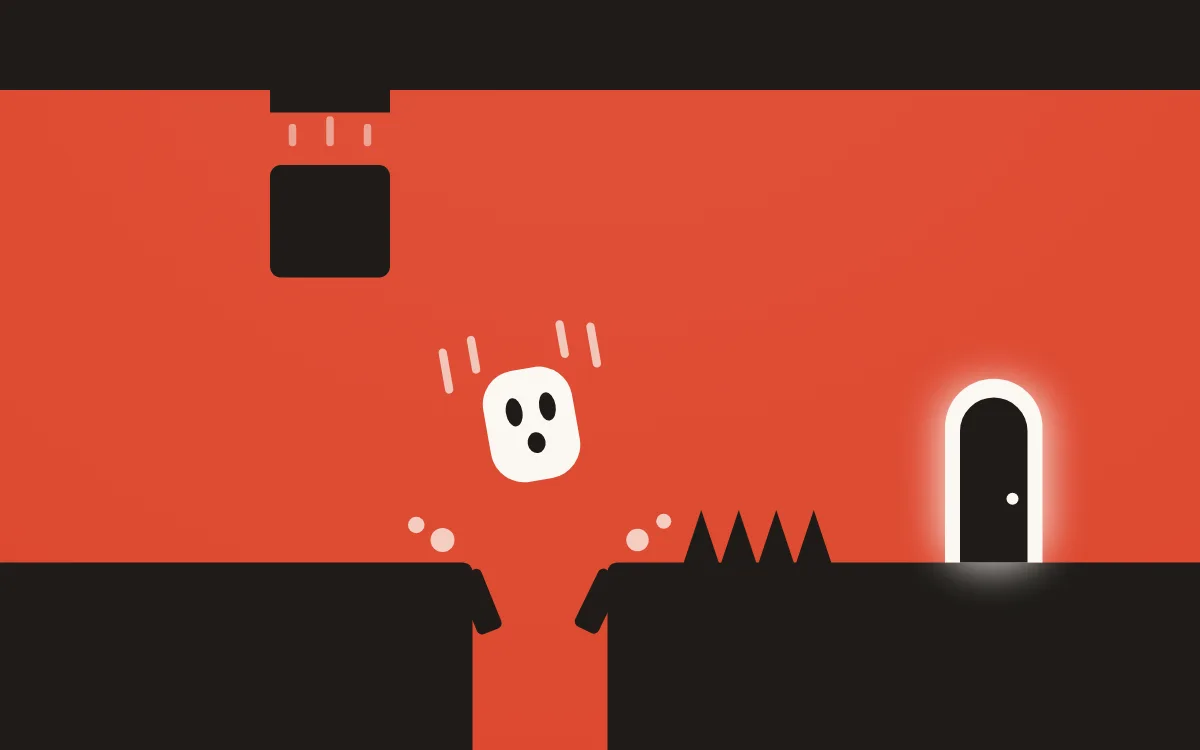 Trapdoor Trouble game screen on PlayNest